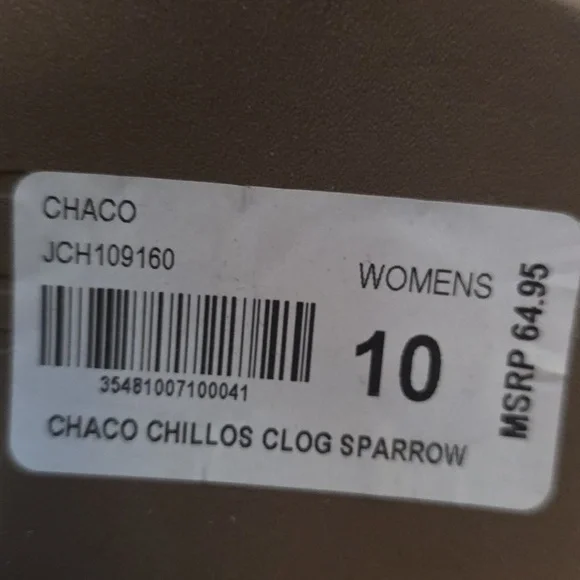 NWT Women's CHACO'S CHILLOS CLOG in colorway SPARROW. Size 10 - Picture 3 of 8
